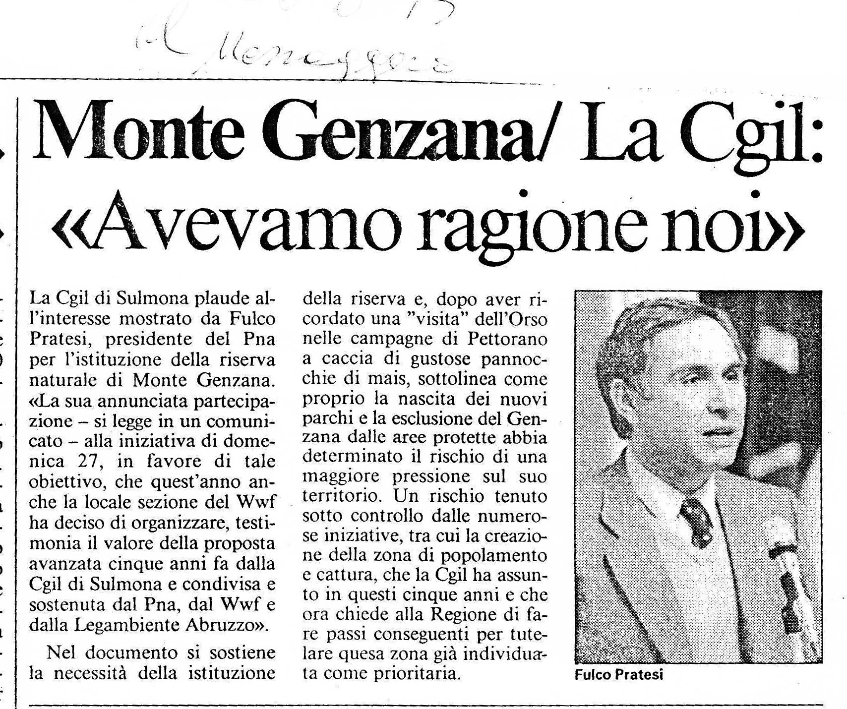 1995.08.26. Messaggero. Pratesi a Introdacqua